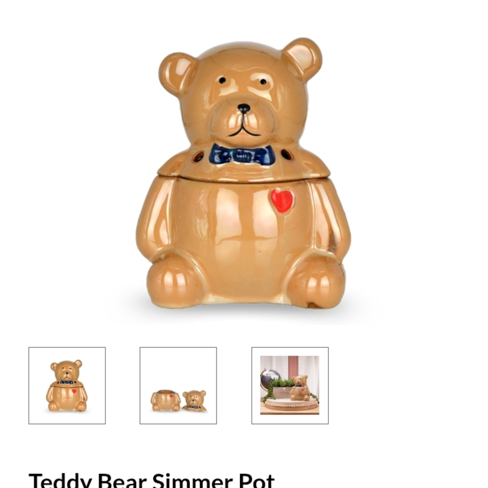 Brown Teddy Bear Simmer Pot